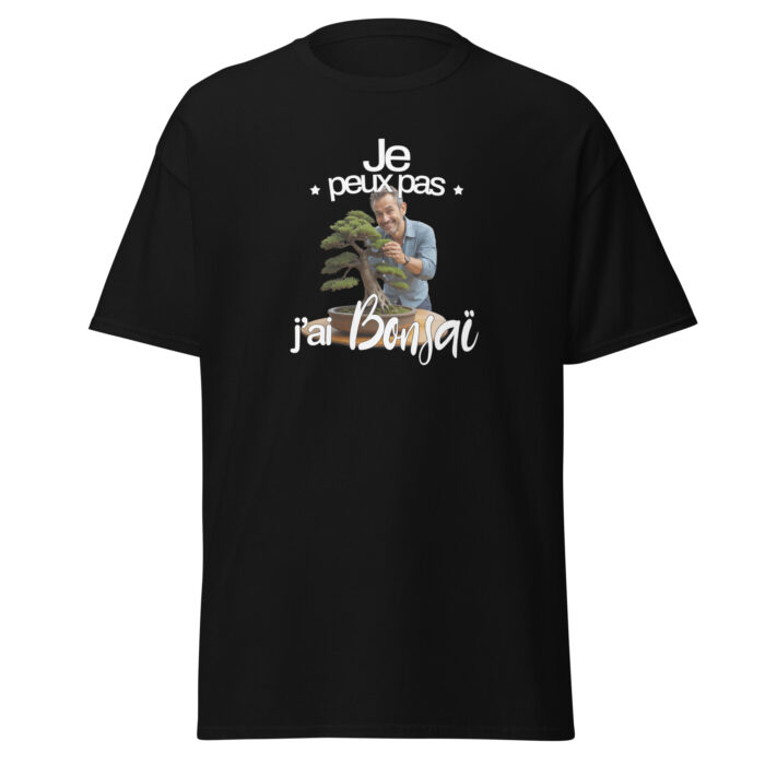 T-shirt Humour Bonsaï “Je peux pas” – Homme