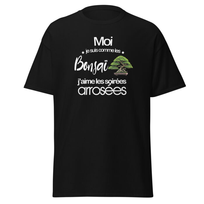 T-shirt Humour Bonsaï “Soirées arrosées”