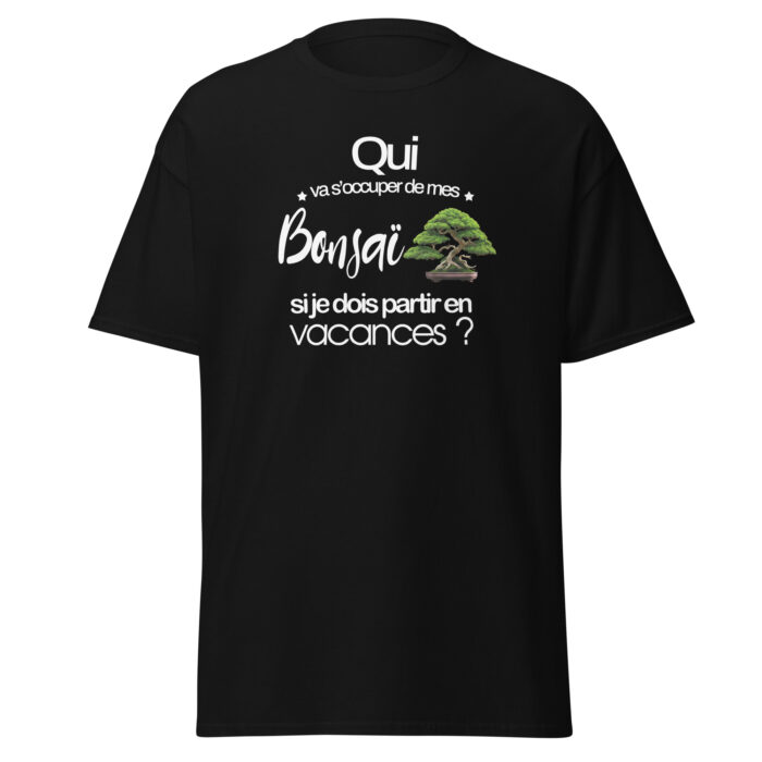 T-shirt Humour Bonsaï “Vacances”