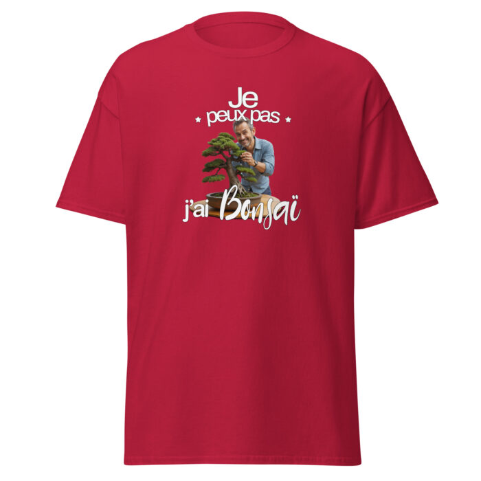 T-shirt Humour Bonsaï “Je peux pas” – Homme – Image 8