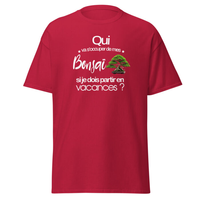 T-shirt Humour Bonsaï “Vacances” – Image 8