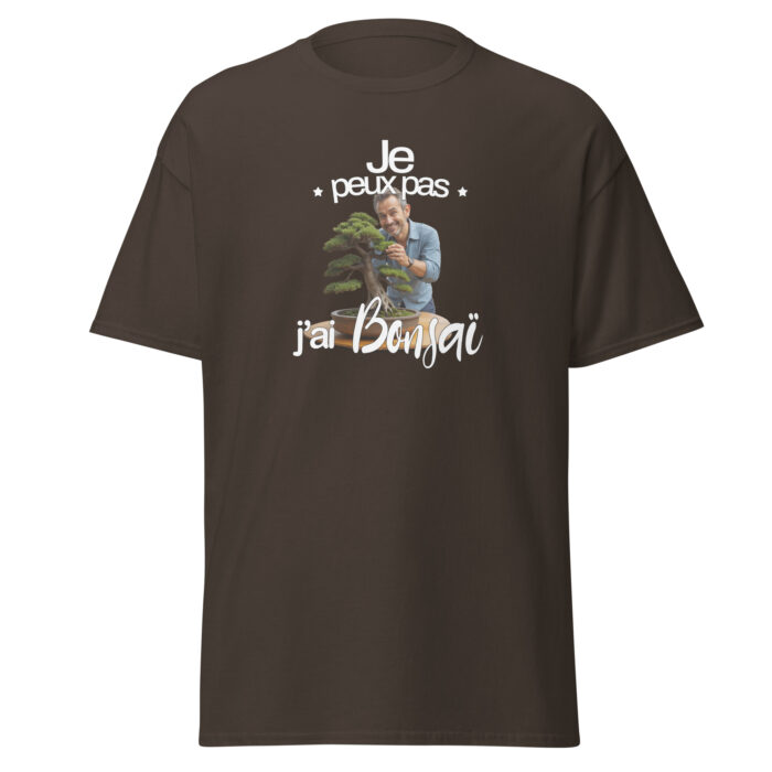 T-shirt Humour Bonsaï “Je peux pas” – Homme – Image 7