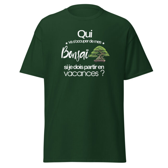 T-shirt Humour Bonsaï “Vacances” – Image 6