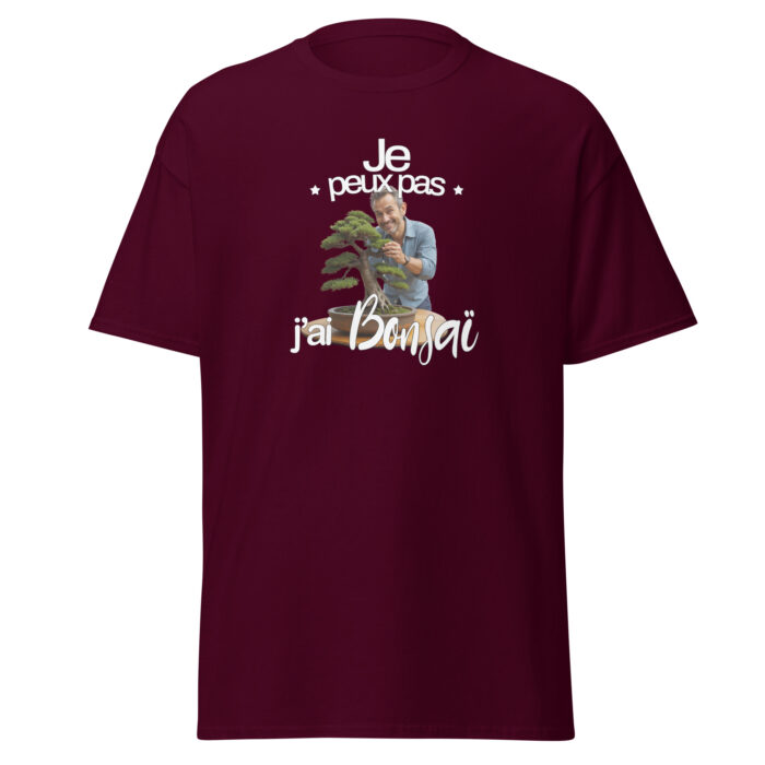 T-shirt Humour Bonsaï “Je peux pas” – Homme – Image 2