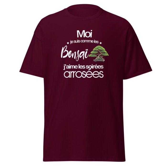 T-shirt Humour Bonsaï “Soirées arrosées” – Image 2