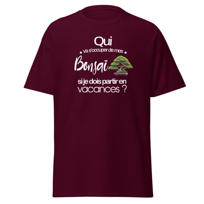 T-shirt Humour Bonsaï “Vacances” – Image 2