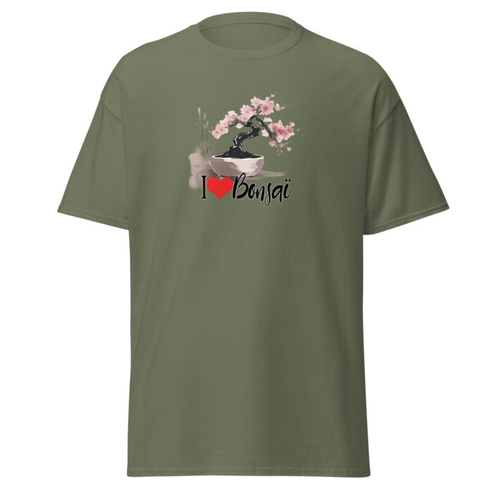 T-shirt "I Love Bonsaï" Cerisier – Image 3