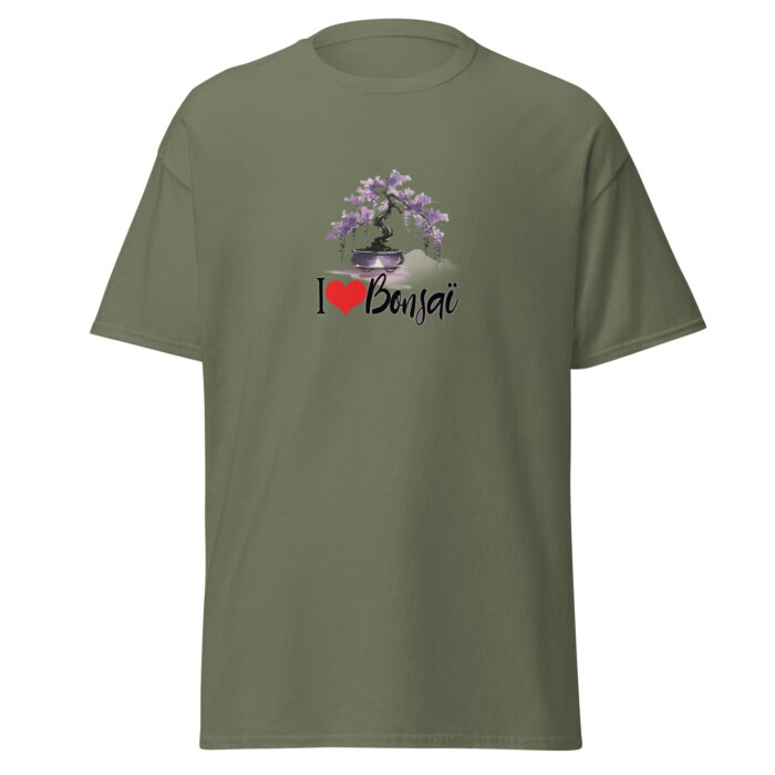 T-shirt “I Love Bonsaï” Glycine – Image 3
