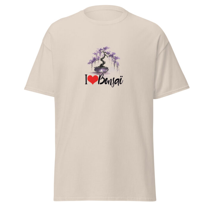 T-shirt “I Love Bonsaï” Glycine – Image 8