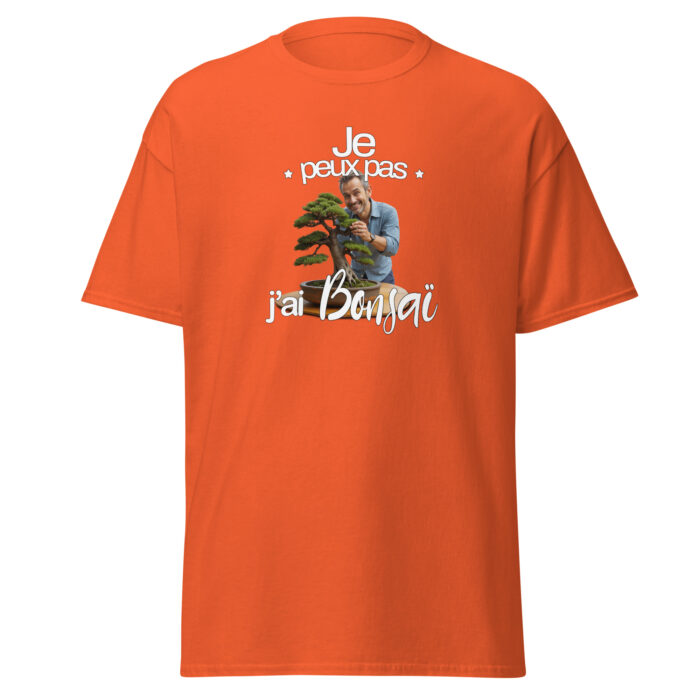 T-shirt Humour Bonsaï “Je peux pas” – Homme – Image 10