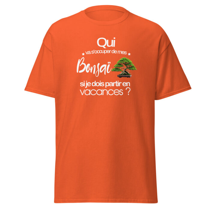 T-shirt Humour Bonsaï “Vacances” – Image 10