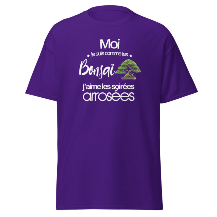 T-shirt Humour Bonsaï “Soirées arrosées” – Image 4