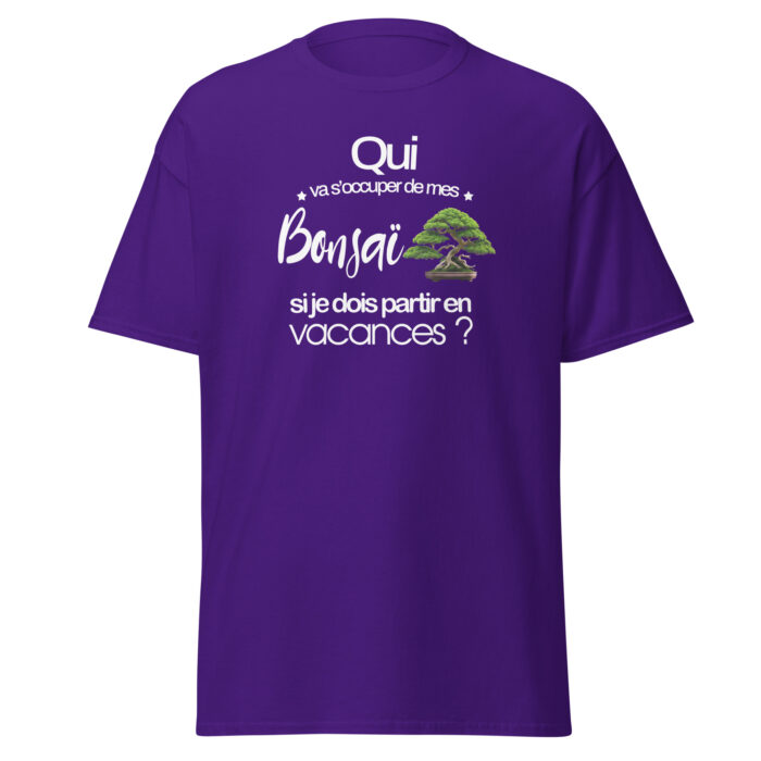T-shirt Humour Bonsaï “Vacances” – Image 4