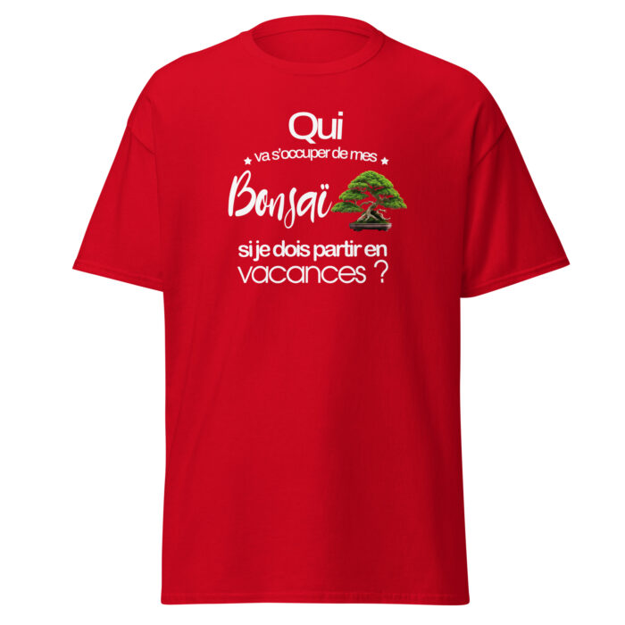 T-shirt Humour Bonsaï “Vacances” – Image 5