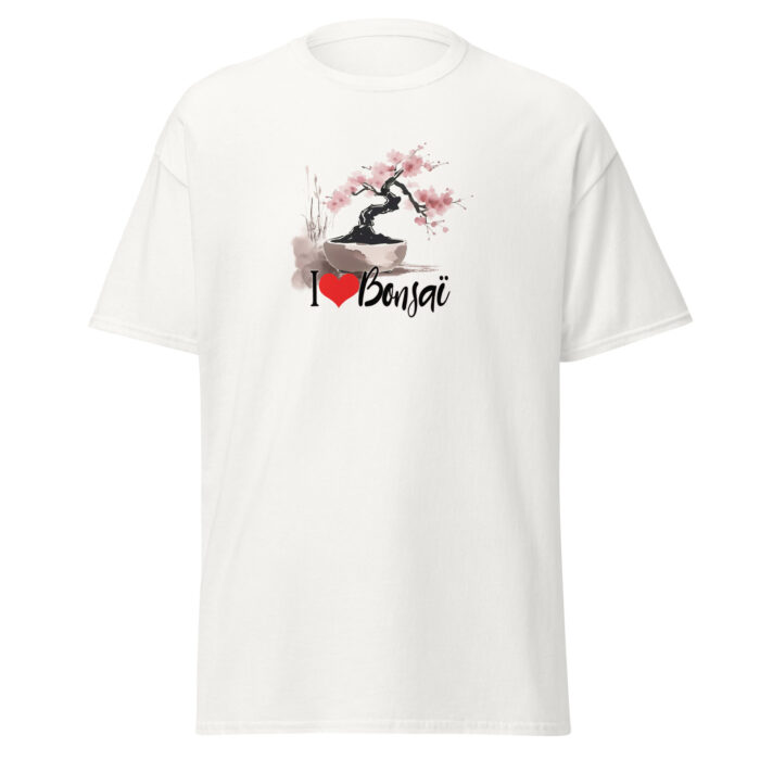 T-shirt "I Love Bonsaï" Cerisier