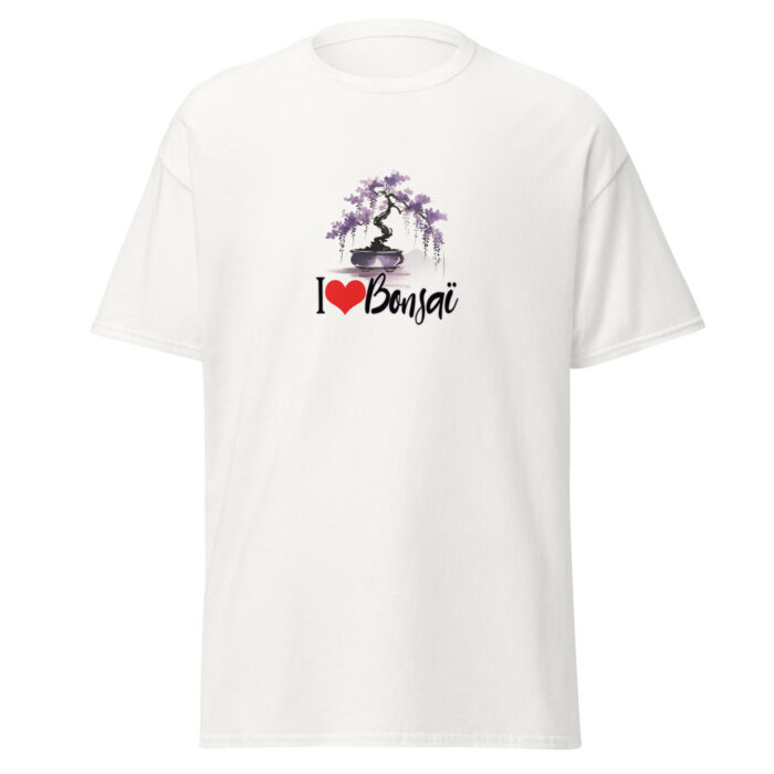 T-shirt “I Love Bonsaï” Glycine