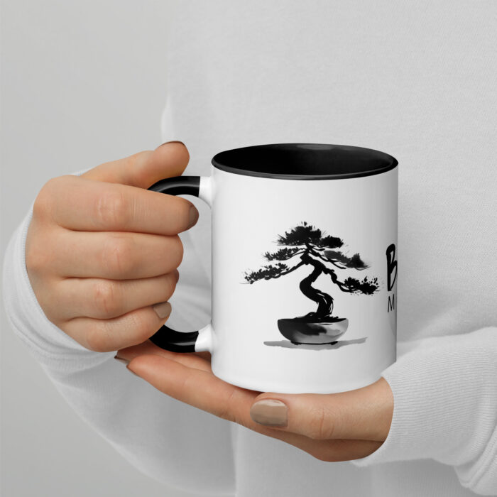 Mug logo Bonsaï Club - Intérieur coloré – Image 2