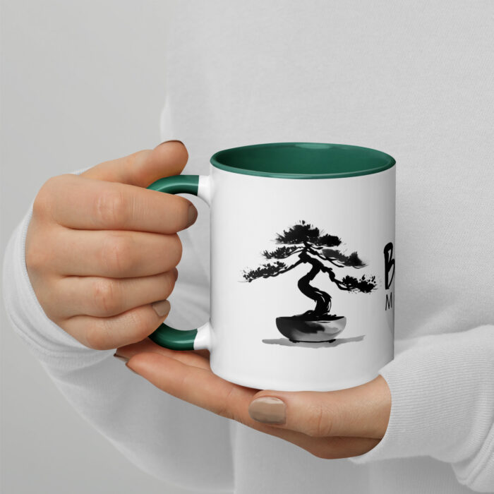 Mug logo Bonsaï Club - Intérieur coloré – Image 5