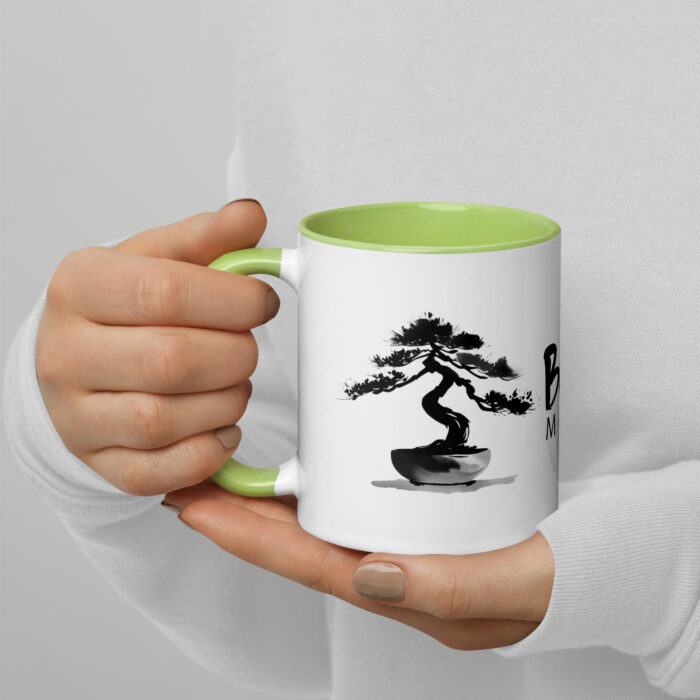 Mug logo Bonsaï Club - Intérieur coloré – Image 12